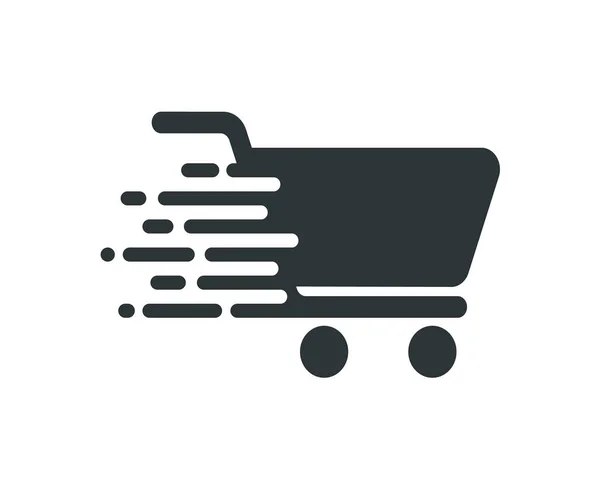 Icono de carrito de compras. Compra rápida . — Archivo Imágenes Vectoriales