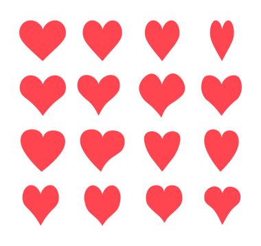 Bir çift kupa. Vektör simgeleri.