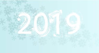 mutlu yeni yıl 2019 arka plan.