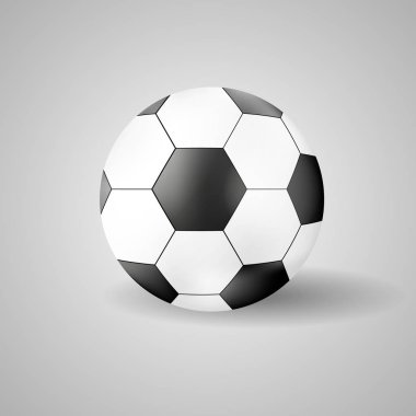 Futbol topu. Futbol mu? Vektör illüstrasyonu.