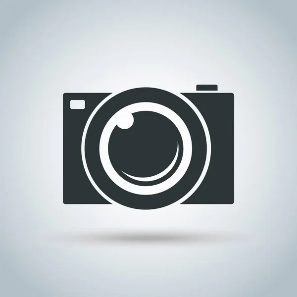 Camera icon. Flat style. Modern simple snapshot photography sign. Vector illustration. — Stock Vector