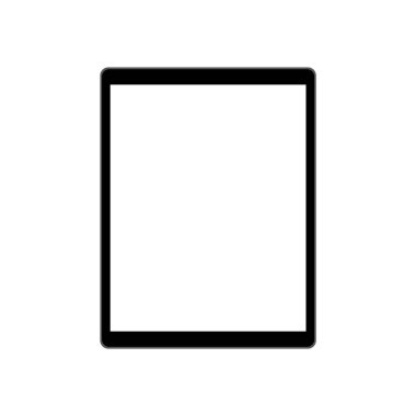 Modern tablet maketi. Vektör teknolojik aygıtı.