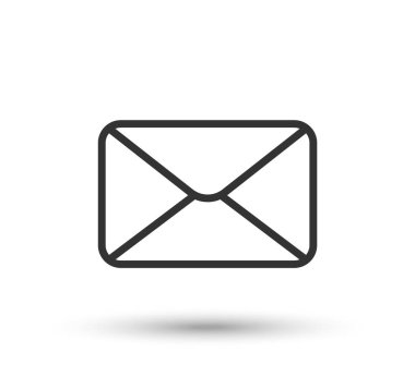 İleti simgesi, harf doğrusal simgesi. Vektör