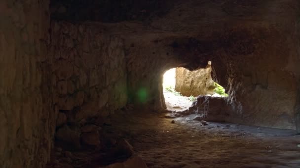 Cave in the mountains — Stock Footage Cave in the mountains Stock Footage