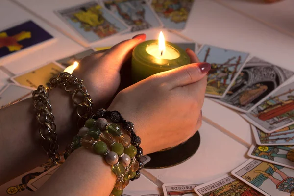 Bangkok Thailand March Ritual Enchantment Clairvoyance Seance Prediction Future Female — Stock Photo, Image