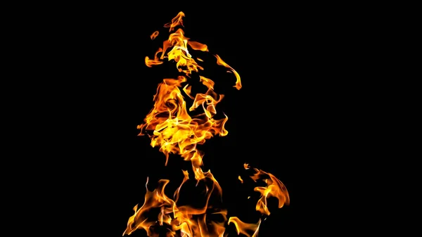 Fire flames on black background. fire on black background isolated. fire patterns