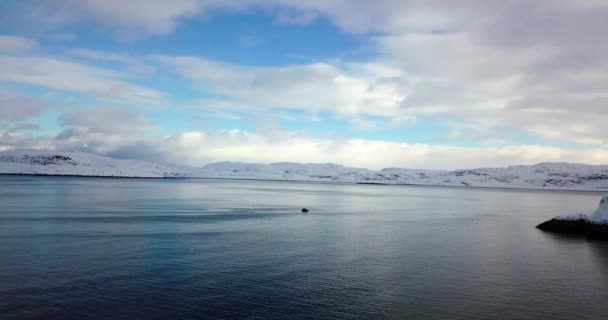 Blick auf die Nordbucht — Stockvideo