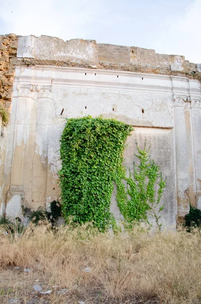 Partanna, Siciliy eski kalıntıları — Stok fotoğraf
