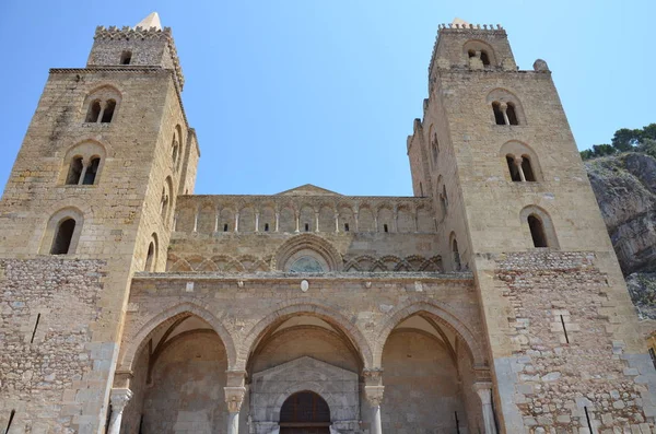 XIII wieku Cefalu Katedra w Cefalù, Sycylia — Zdjęcie stockowe