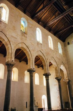 13. yüzyılda Cefalu Katedrali Cefalu, Sicilya
