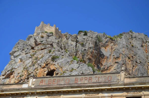 Castello della Rocca in Cefalu, Sicily, Italy — Stock Photo, Image