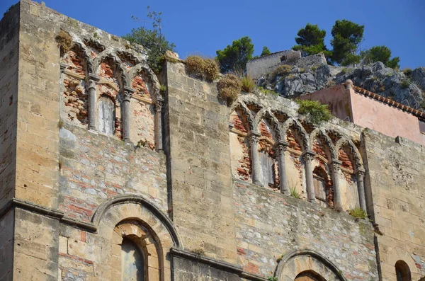 1200-talet Cefalus katedral i Cefalu, Sicilien — Stockfoto