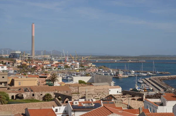 Weergave van Portoscuso, Sardinië — Stockfoto