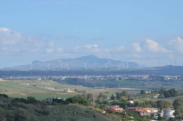 Krajobraz na Sycylii, Menfi (Ag) — Zdjęcie stockowe