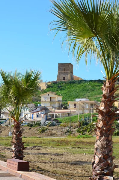 Paisaje en Sicilia, Menfi (Ag ) — Foto de Stock