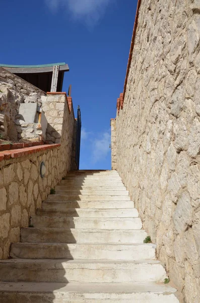 Capo Caccia yakınındaki Alghero, Sardunya, İtalya
