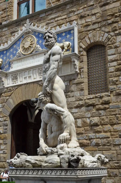 Hercules och Cacus av Bandinelli (1533) — Stockfoto