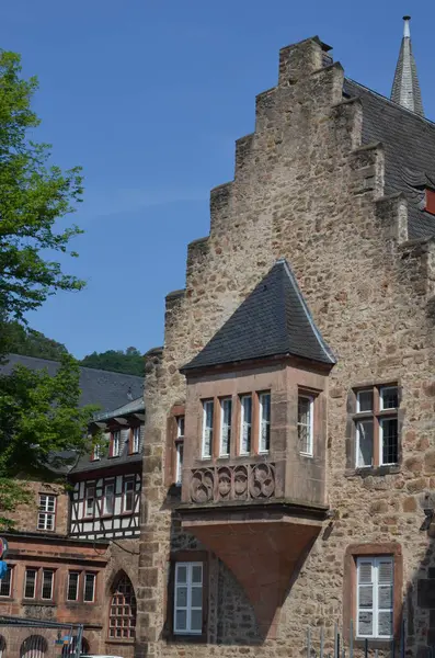 Staden Marburg Tyskland — Stockfoto