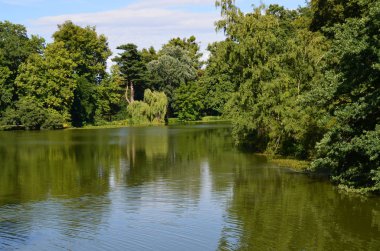 Kassel, Almanya 'daki Wilhelmshoehe Kalesi Parkı