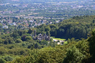 Kassel, Almanya 'daki Wilhelmshoehe Kalesi Parkı