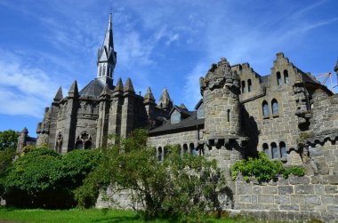 Kassel, Almanya 'daki Wilhelmshoehe Kalesi Parkı