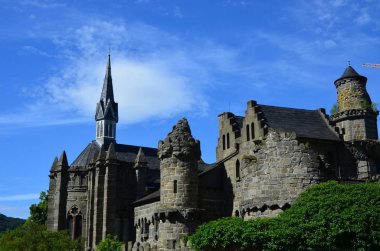 Kassel, Almanya 'daki Wilhelmshoehe Kalesi Parkı