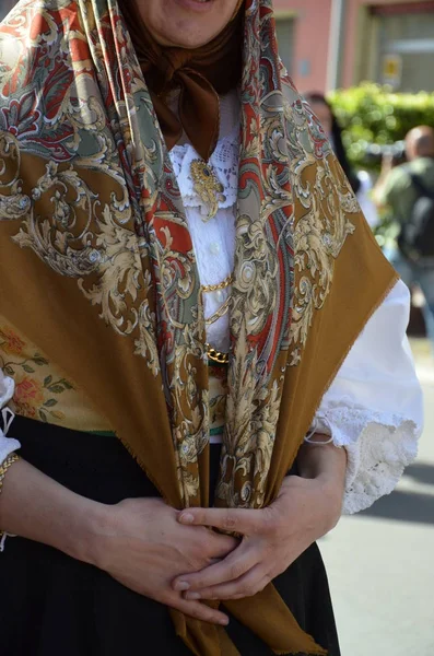 Vieja Gente Cerdeña — Foto de Stock