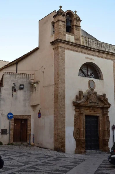 Igreja Barroco Sciacca Agrigento Sicília Itália — Fotografia de Stock