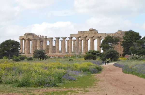 Parco Archeologico Selinunte Sicilia Italia — Foto Stock