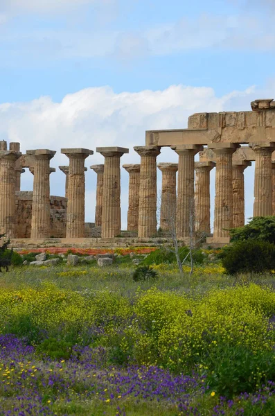 Parque Arqueológico Selinunte Sicilia Italia —  Fotos de Stock