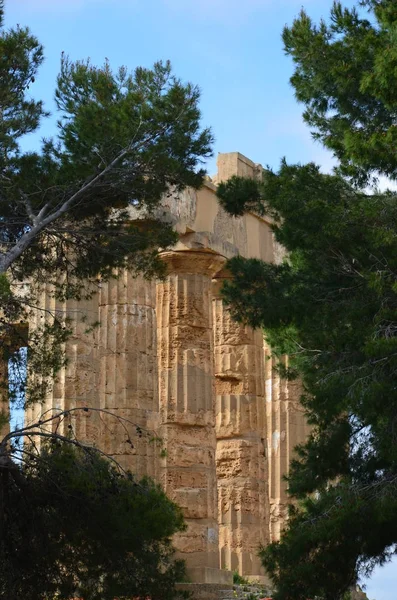 Archeologisch Park Van Selinunte Sicilië Italië — Stockfoto