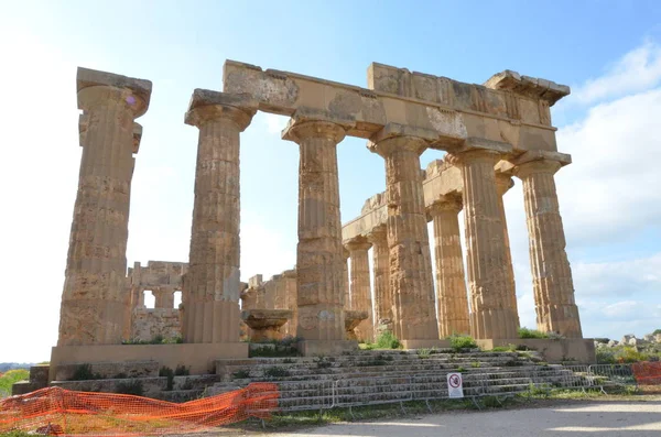 Archeologisch Park Van Selinunte Sicilië Italië — Stockfoto