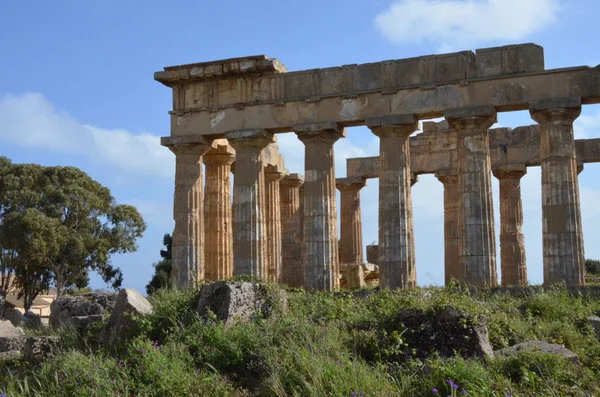 Archeologisch Park Van Selinunte Sicilië Italië — Stockfoto
