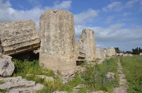 Archeologický Park Selinunte Sicílie Itálie — Stock fotografie