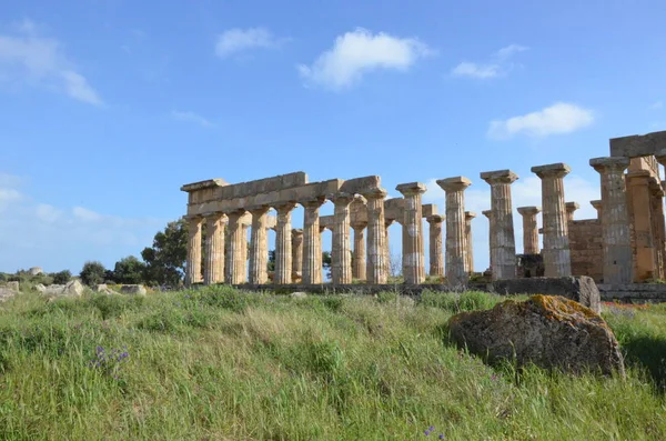 Archeologický Park Selinunte Sicílie Itálie — Stock fotografie