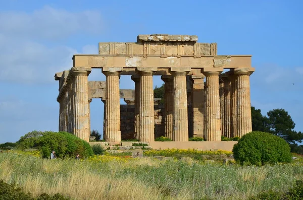 Parque Arqueológico Selinunte Sicilia Italia — Foto de Stock