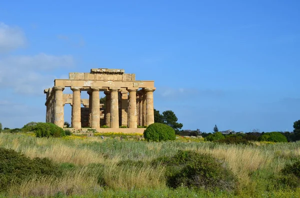 Parque Arqueológico Selinunte Sicilia Italia — Foto de Stock