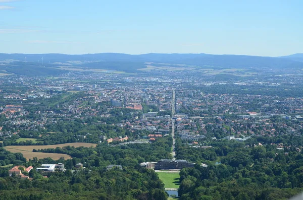 Kassel Almanya Daki Wilhelmshoehe Kalesi Parkı — Stok fotoğraf