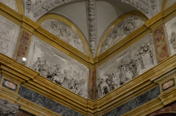 Interior Del Duomo Monreale Sicilia — Foto de Stock