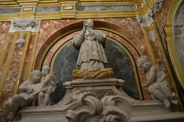 Interior Duomo Monreale Sicily — Stock Photo, Image