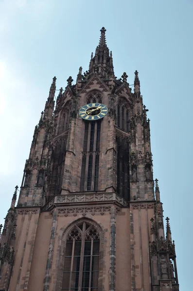 Frankfurt Dom Katedrali Almanya — Stok fotoğraf