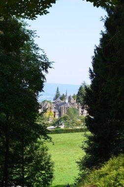 Kassel, Almanya 'daki Wilhelmshoehe Kalesi Parkı