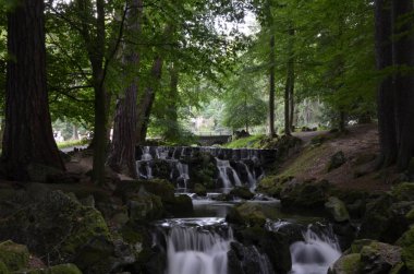Kassel, Almanya 'daki Wilhelmshoehe Kalesi Parkı