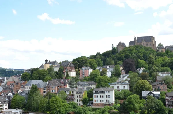 Slottet Marburg Tyskland — Stockfoto