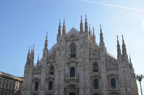 Słynnej Mediolańskiej Katedry Duomo Milano Włochy — Zdjęcie stockowe