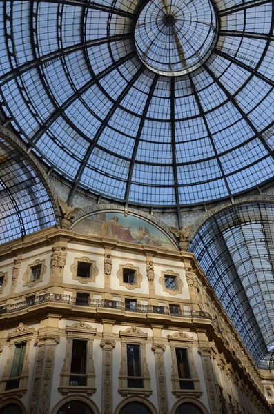 Milaan Vittorio Emanuele Gallery Italië — Stockfoto