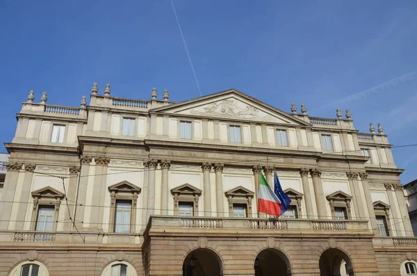 Das Teatro Alla Scala Milan Italien — Stockfoto