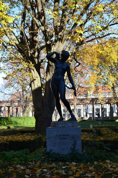 Berlin Germany Statue Tiergarten Berlin — Stock Photo, Image