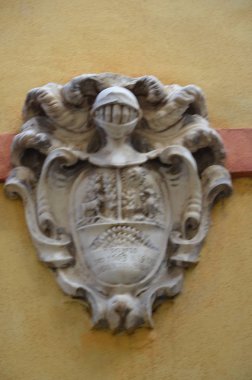 Bosa pitoresk köy sokaklarında görünümünü