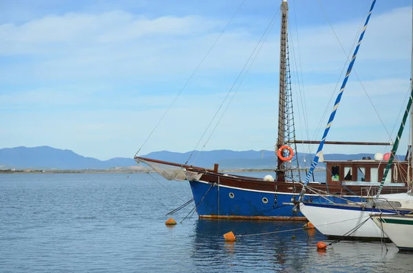 Boats Saint Antioco Sardinia — 스톡 사진